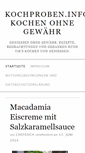 Mobile Screenshot of kochproben.info